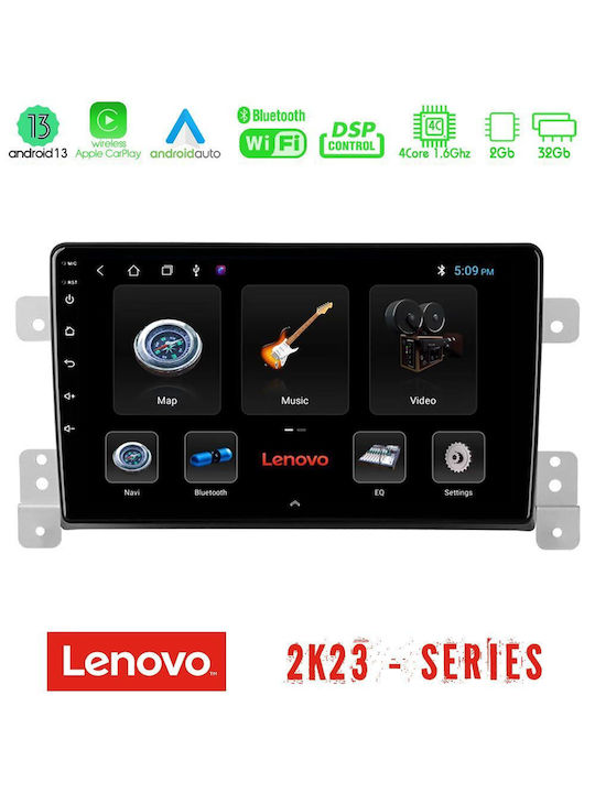 Lenovo Sistem Audio Auto pentru Suzuki Grand Vitara (WiFi/GPS) cu Ecran Tactil 9"