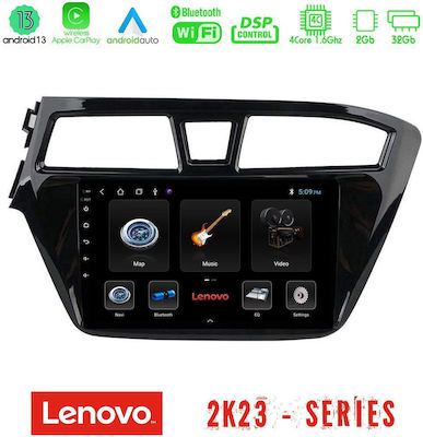 Lenovo Car Audio System for Hyundai i20 (WiFi/GPS) with Touch Screen 9"