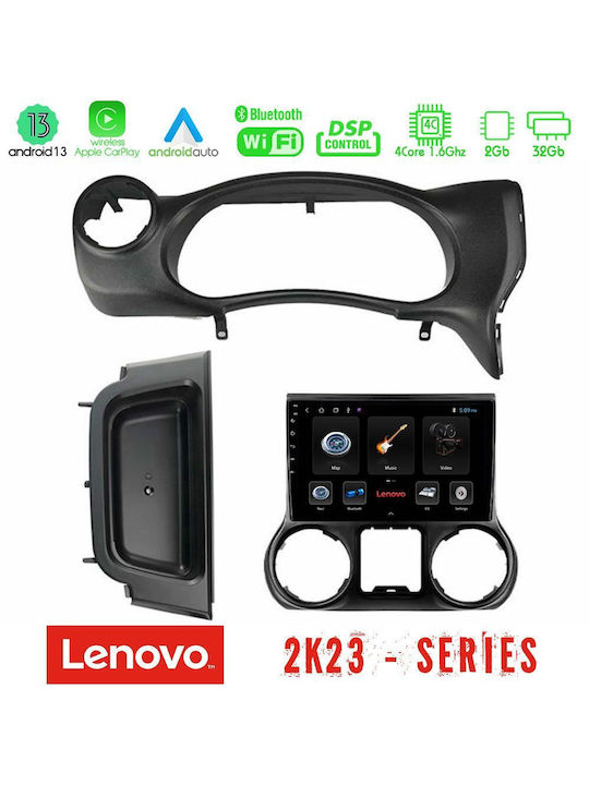 Lenovo Car-Audiosystem für Jeep Wrangler 2014-2017 (WiFi/GPS) mit Touchscreen 9"