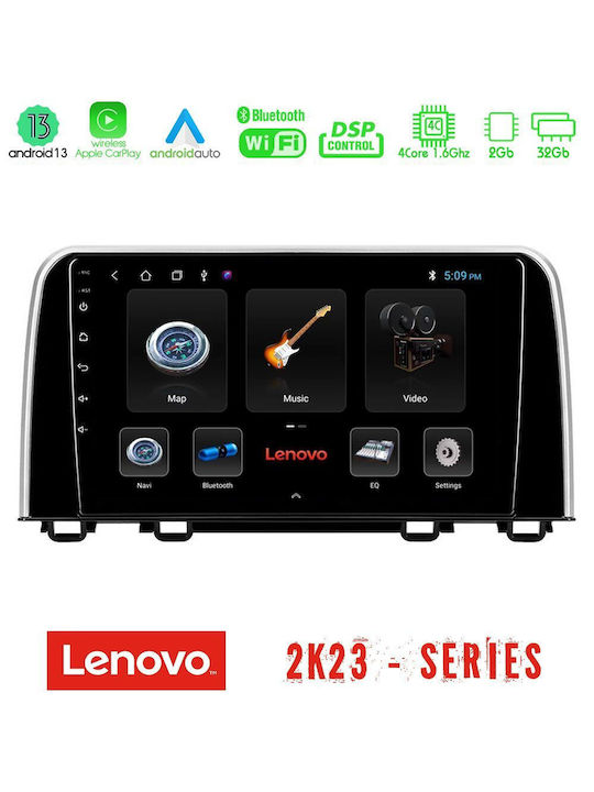 Lenovo Car-Audiosystem für Honda CR-V (Compact Recreational Vehicle) (WiFi/GPS) mit Touchscreen 10"