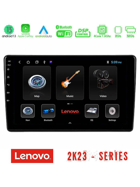 Lenovo Ηχοσύστημα Αυτοκινήτου για Citroen Berlingo με Οθόνη Αφής 9"