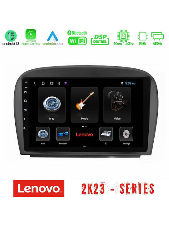 Lenovo Pad Ηχοσύστημα Αυτοκινήτου για Mercedes Benz SL με Οθόνη Αφής 9"