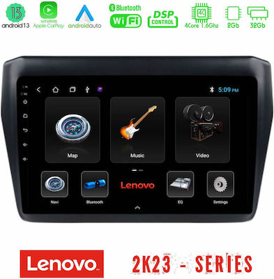 Lenovo Ηχοσύστημα Αυτοκινήτου για Suzuki Swift με Οθόνη Αφής 9"