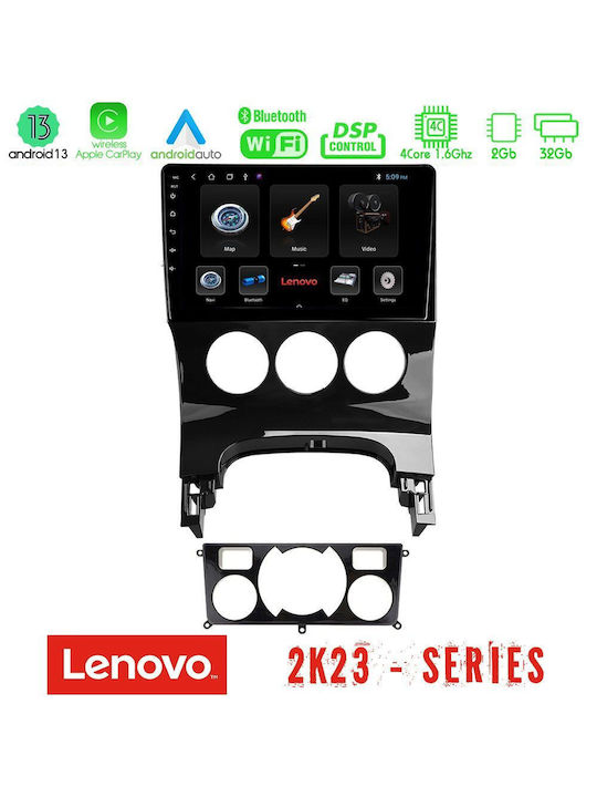 Lenovo Sistem Audio Auto pentru Peugeot 3008 cu A/C (WiFi/GPS/Android-Auto) cu Ecran Tactil 9"