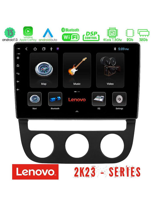 Lenovo Sistem Audio Auto pentru Volkswagen Jetta (WiFi/GPS) cu Ecran Tactil 10"