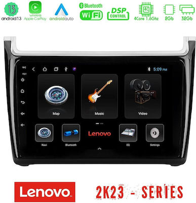 Lenovo Sistem Audio Auto pentru Volkswagen Polo 2014-2017 (WiFi/GPS) cu Ecran Tactil 9"