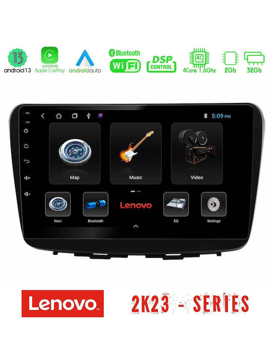 Lenovo Sistem Audio Auto pentru Suzuki Baleno (WiFi/GPS) cu Ecran Tactil 9"