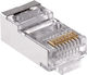 Βύσμα RJ-45 male Χρυσό TEL0073