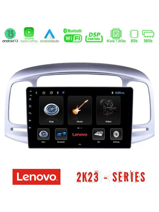 Lenovo Car-Audiosystem für Hyundai Akzent 2006-2011 (Bluetooth/WiFi/GPS)