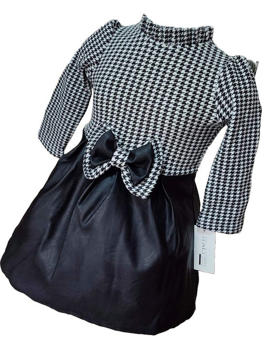 Kinderkleid Langärmelig Geprüft Schwarz