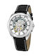 Festina Men's Watch 43mm Automatic with Black Leather Strap