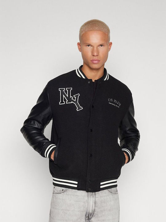 College Winter Jacket Black