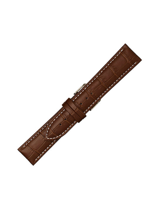 KOSTELO Leather Strap Brown 18mm