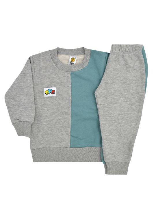 Prod Kids Sweatpants Set Gray 2pcs