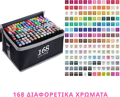 Permanent Markers 168pcs