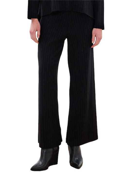 Ioanna Kourbela Women's Fabric Trousers Black