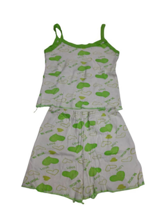 Tres Chic Set Pijamale pentru Femei Verde