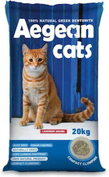 Aegean Cats Cat Litter Fine-Grained with Lavender Scent 20kg