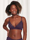 Sloggi Go Ribbed Lila Damen Bralette-BH
