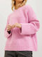 Jack & Jones Women's Long Sleeve Sweater Pink
