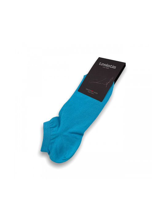 Tzelatis Solid Color Socks Turquoise