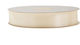 Stoff Band Doppelseitig Monochrom Beige 50meters mit Breite 20mm