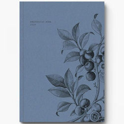 adBook Daily Agenda 2024 Blue 14x21cm