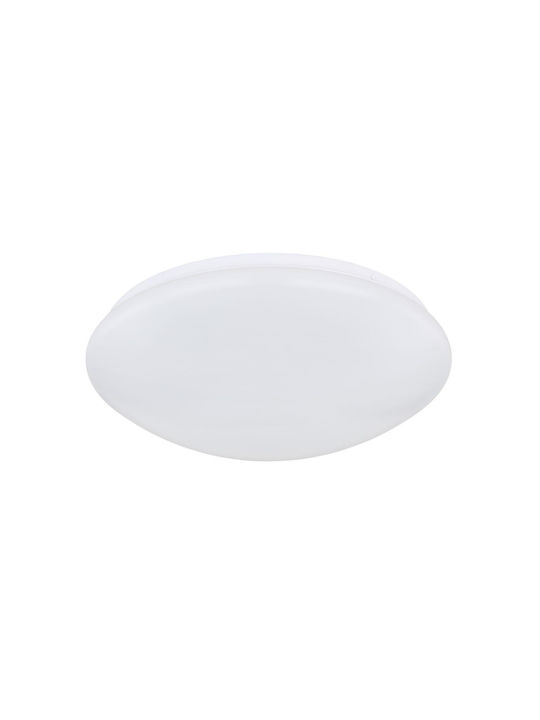 Globo Lighting Πλαφονιέρα Οροφής με Ενσωματωμένο LED σε Λευκό χρώμα