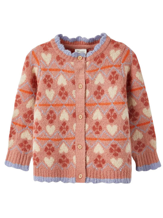 Zippy Kids Cardigan Knitted Pink