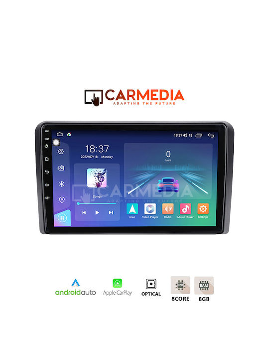 Carmedia Sistem Audio Auto Hummer H1 2007+ (Bluetooth/USB/WiFi/GPS/Apple-Carplay/Android-Auto) cu Ecran Tactil 9"