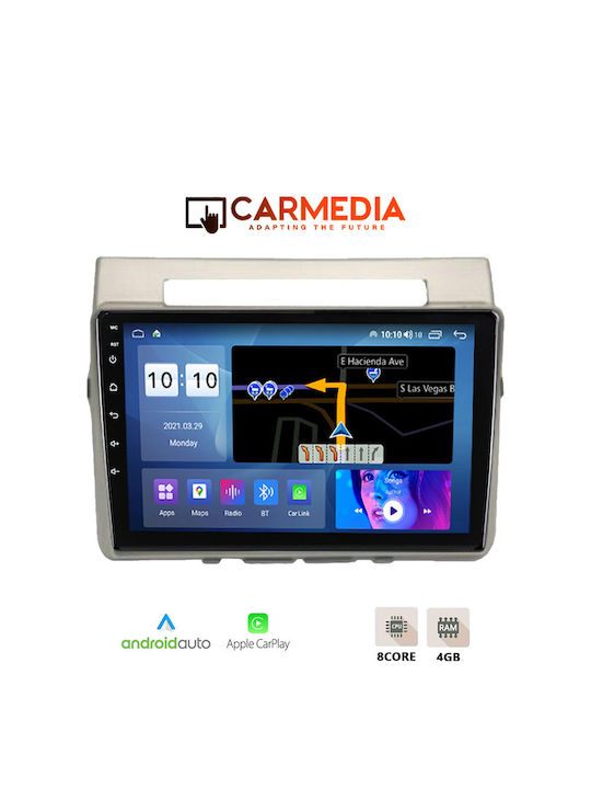 Carmedia Car Audio System for Toyota Corolla Verso 2004-2009 (Bluetooth/USB/WiFi/GPS/Apple-Carplay/Android-Auto) with Touch Screen 9"