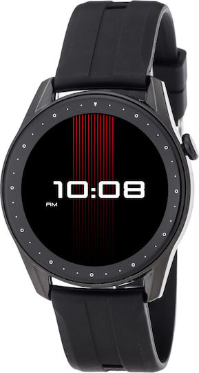 3Guys 3GW4651 45mm Smartwatch με Παλμογράφο (Μαύρο)