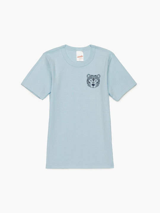 Minerva Kids' Undershirt Light Blue