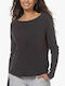 American Vintage Women's Blouse Long Sleeve Black