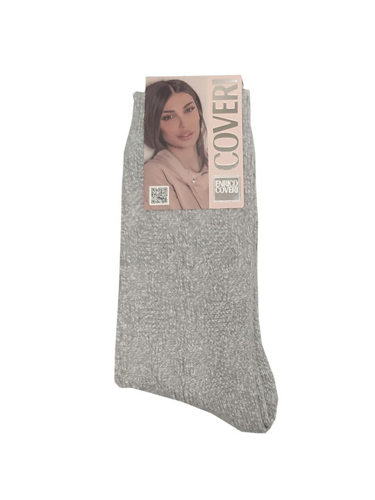 Enrico Coveri Women's Socks Gray