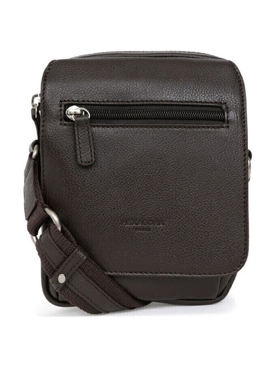 Hexagona Leather Men's Bag Shoulder / Crossbody...