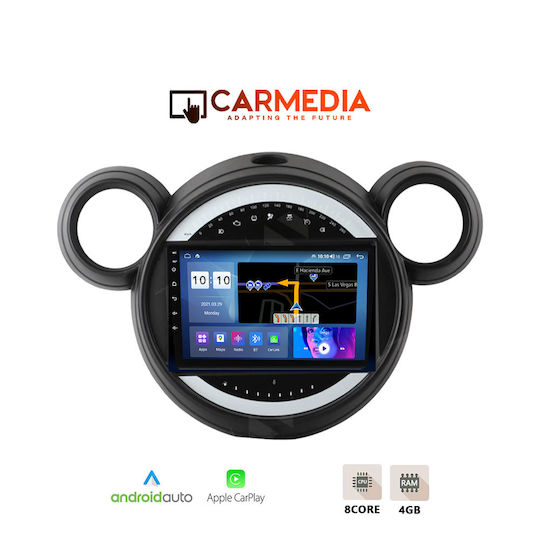 Carmedia Ηχοσύστημα Αυτοκινήτου για Mini Countryman / Paceman / Cooper 2010-2016 (Bluetooth/USB/WiFi/GPS/Apple-Carplay/Android-Auto) με Οθόνη Αφής 9"