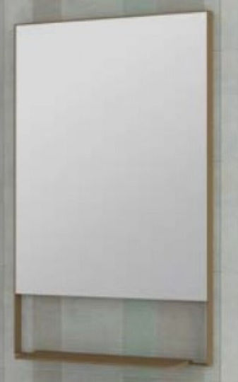 Savvopoulos Ορθογώνιος Καθρέπτης Μπάνιου 60x80cm Μπρονζέ