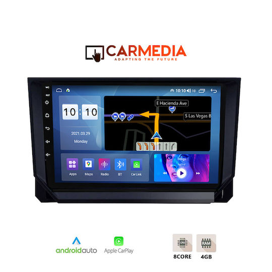 Carmedia Ηχοσύστημα Αυτοκινήτου για Mazda CX-9 2006-2015 (Bluetooth/USB/WiFi/GPS/Apple-Carplay/Android-Auto) με Οθόνη Αφής 9"