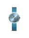 Bering Time Uhr mit Blau Metallarmband