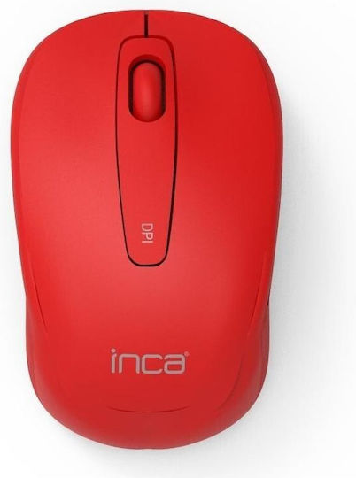 Inca IWM-331RK Ασύρματο Mini Ποντίκι Κόκκινο