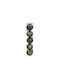 Ornament suspendat Glob Plastic Verde Set 5buc