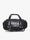 Leder Damentasche Schultertasche Schwarz