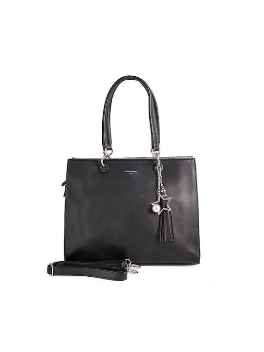 David Jones Damen Tasche Tote Hand Schwarz