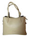 Leder Damentasche Rucksack Beige