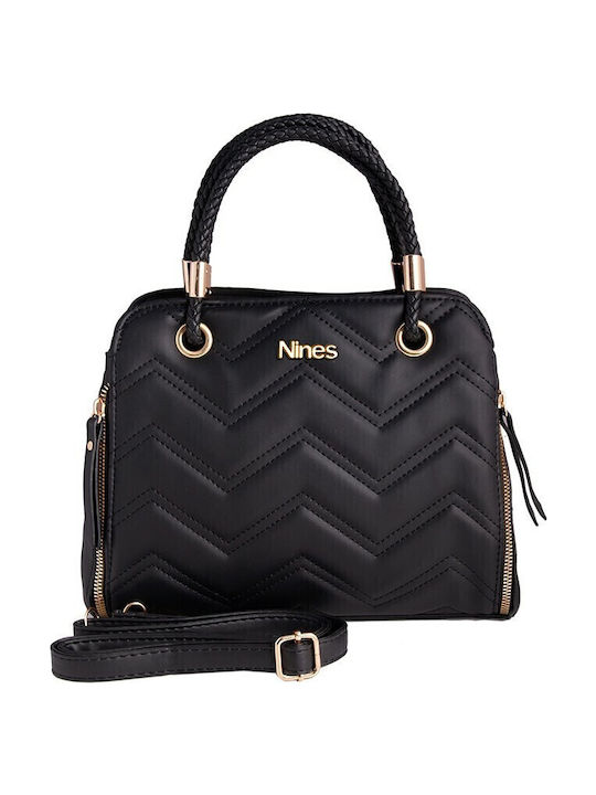 Nines Nines Women's Bag Tote Handbag Black