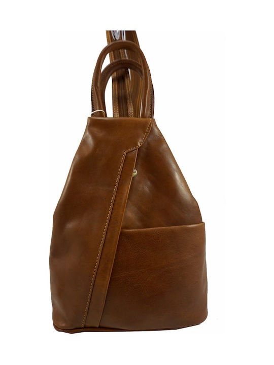 Mybag Mybag 880 Leather Women's Bag Backpack Tabac Brown