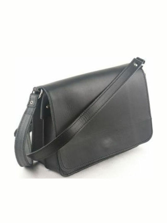 -leather Leather Women's Bag Crossbody Black
