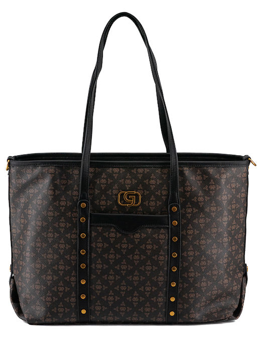 Gold Gold Damentasche Schultertasche Schwarz GGJ171 Skroutz