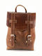 -women's Leather Women's Bag Backpack Brown